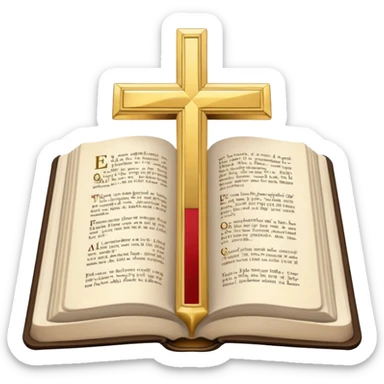 bible showing equality for all races and genders sticker