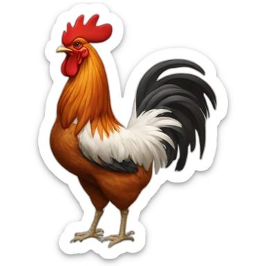Rooster sticker