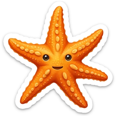 A starfish without too many details an sticker