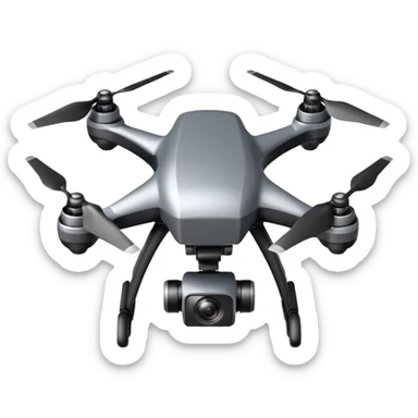 generate a realistic fpv dron sticker