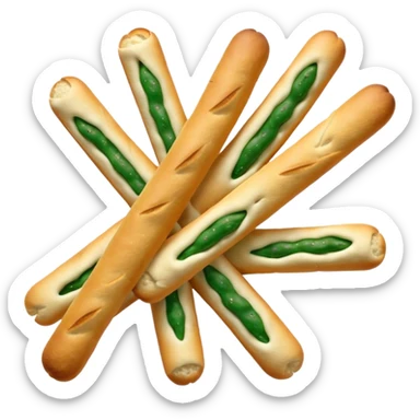 Moldy breadsticks sticker