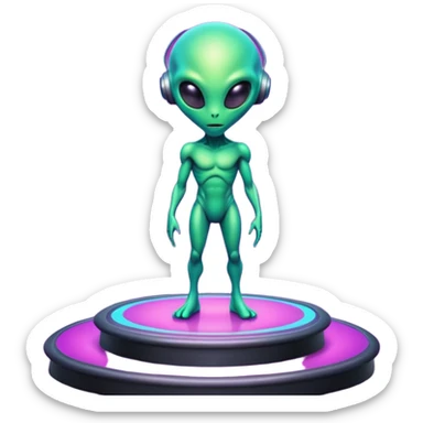 Till alien stage sticker