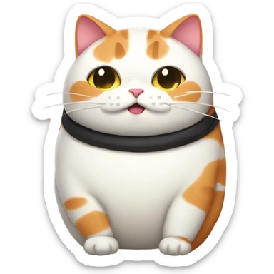 Fat sushi cat sticker