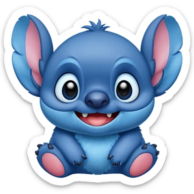 Stitch from lilo and stitch  sticker