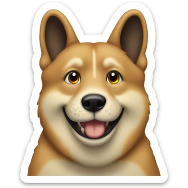 Smiley Witz ears and Nose  sticker