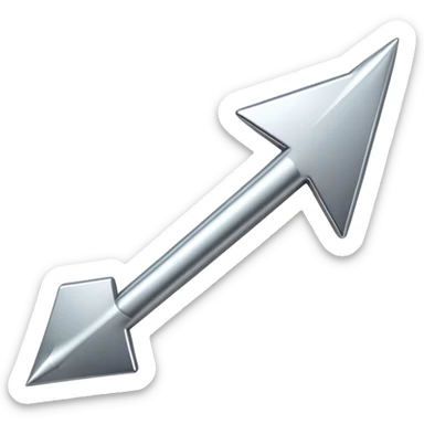 upward arrow with upgrade symbol sticker