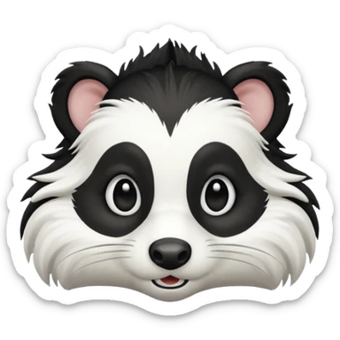 SKUNK WITH SIDE EYE sticker