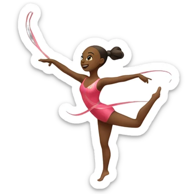 Rhythmic gymnastics sticker