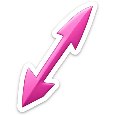 Pink arrow sticker