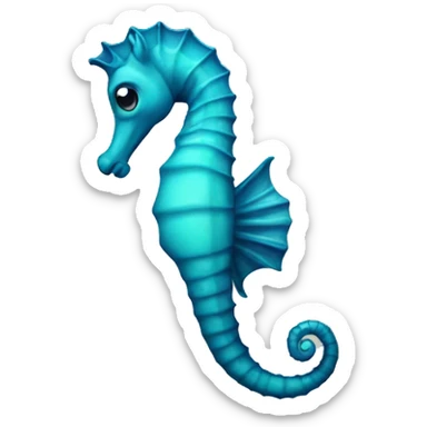 seahorse sticker