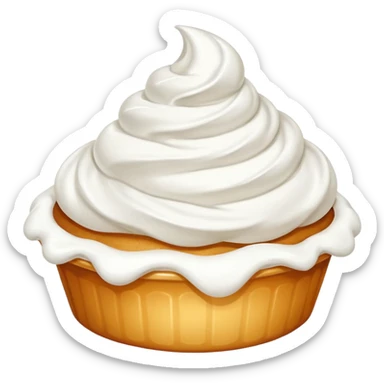 whipped cream sticker
