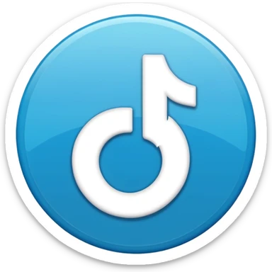 Tiktok Certification emoji blue sticker