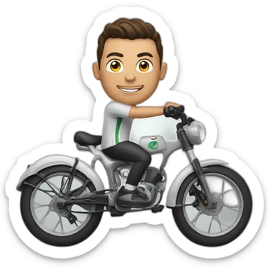 cristiano ronaldo bike goal sticker