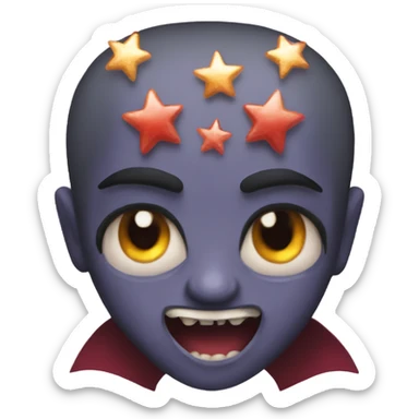 Sparkles vampire sticker