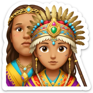 Vibrant Ceremonialist sticker