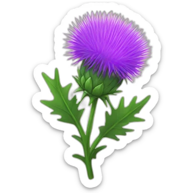 thistle sticker