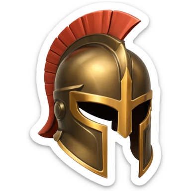 spartan helmet sticker