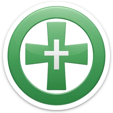 health and wellness icon sticker