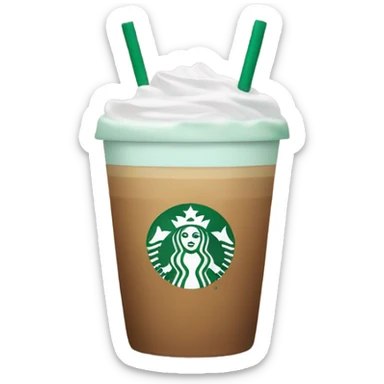 Vaso de starbucks sticker