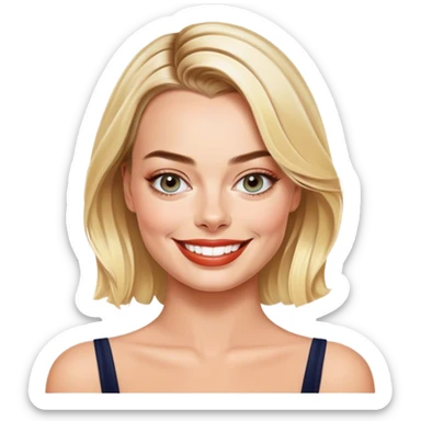 margot robbie sticker