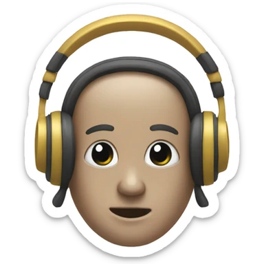 headphones with bows on it sticker