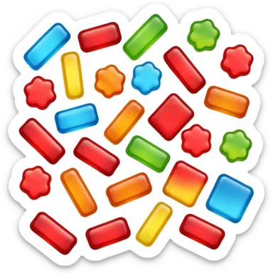 gummy candy sticker