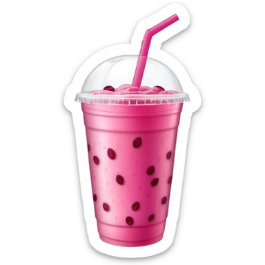 dunkin’ donuts strawberry dragonfruit refresher  sticker