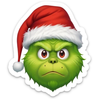 Grinch sticker
