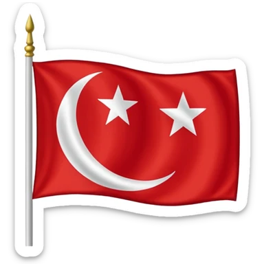 Doğu Türkistan flag sticker