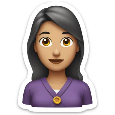 Mujer acción con permiso sticker