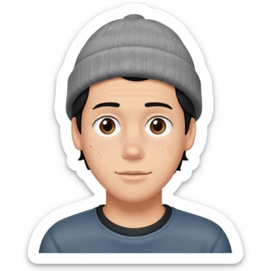 jughead jones gray beanie sticker