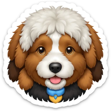 bernedoodle sticker