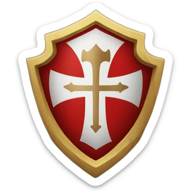 Templar flag sticker