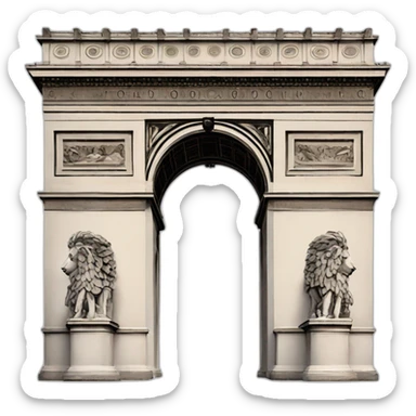 Arc de triomphe sticker
