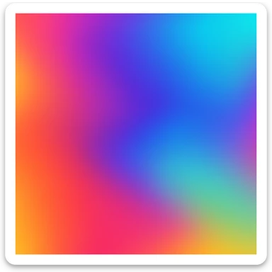 abstract mesh gradient sticker