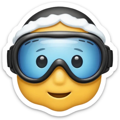 Snow goggles sticker