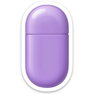 lilac pill sticker