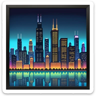 Chicago grand theft auto sticker