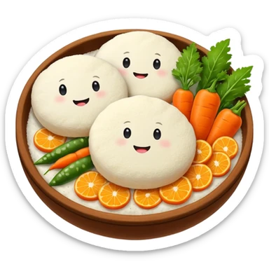 2 idli sambar  sticker