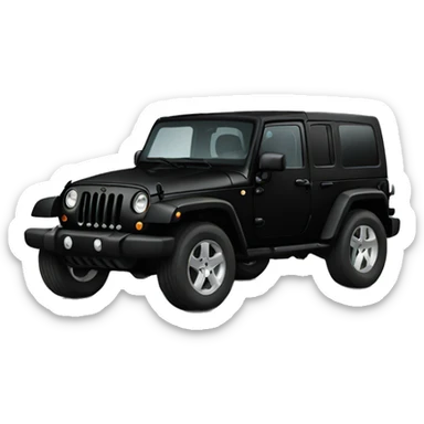 black jeep wrangler sticker