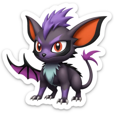 Noibat-Noivern-Litten-Hybrid sticker