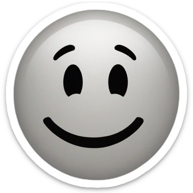 Smiley face sticker