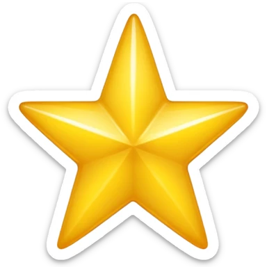 yellow star emoji sticker