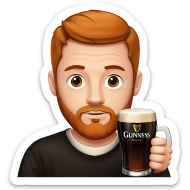 𝙸𝚛𝚒𝚜𝚑 𝚖𝚊𝚗 𝚍𝚛𝚒𝚗𝚔𝚒𝚗𝚐 𝚙𝚒𝚗𝚝 𝚘𝚏 𝚐𝚞𝚒𝚗𝚗𝚎𝚜𝚜 sticker