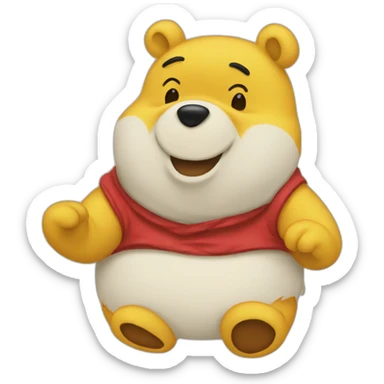 Pooh √ sticker