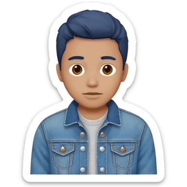 jeans jacket sticker