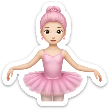 🩰加上💗 sticker