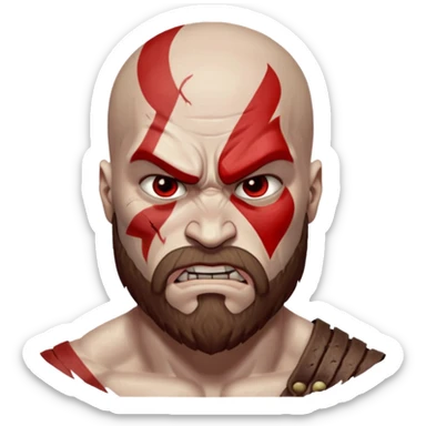 Kratos sticker