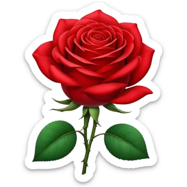 Çiçek gül sticker