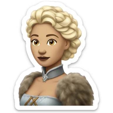 Blonde queen of the North ￼ sticker